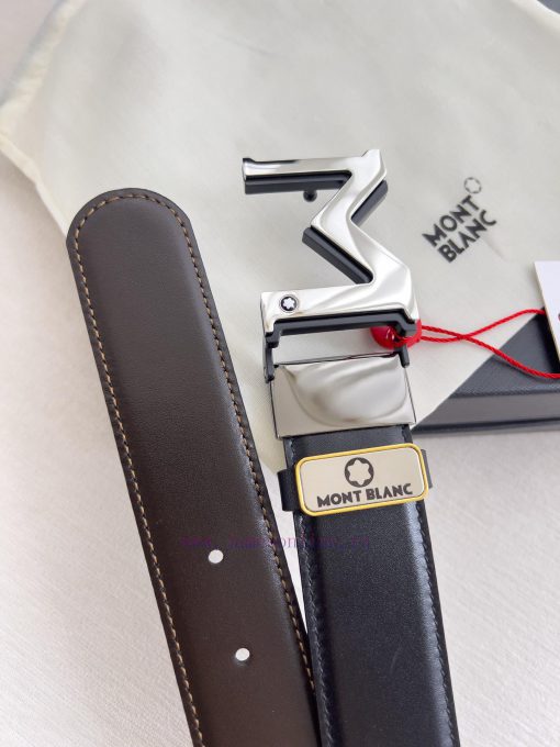 Montblanc Montblanc ️ Belt and beltBuckle, new original classic boutique two-color buckle, p 5q1obh83 - Image 9