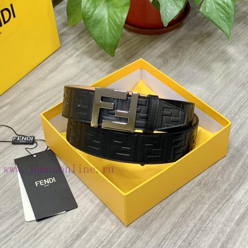 Comes with a complete gift boxFENDI/Fendi's 38MM wide logo design with wide belt, original p at3lg6gs - Image 6