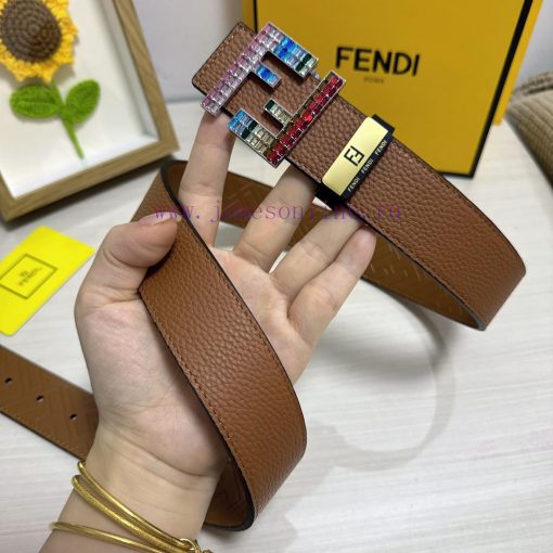 Fendi FENDIMaterial: Leather Belt with 100% Head Layer. The leather belt is guaranteed to be cxkaa4sk - Image 5
