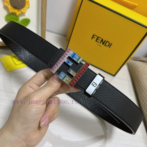Fendi FENDIMaterial: Leather Belt with 100% Head Layer. The leather belt is guaranteed to be qya3fu9e - Image 6