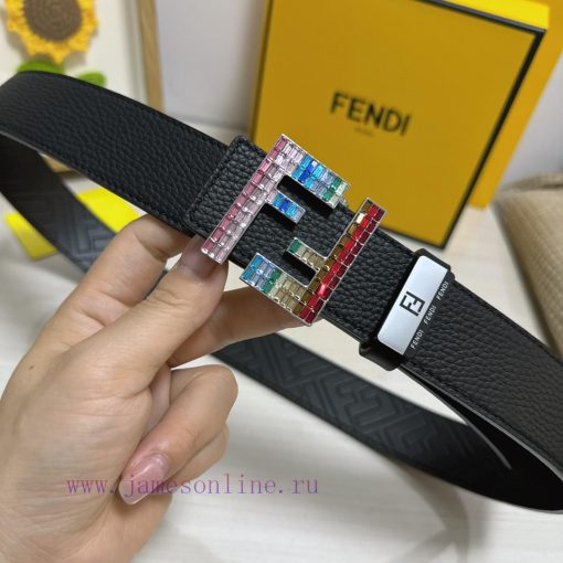 Fendi FENDIMaterial: Leather Belt with 100% Head Layer. The leather belt is guaranteed to be qya3fu9e - Image 8
