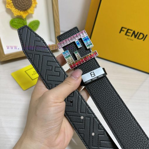 Fendi FENDIMaterial: Leather Belt with 100% Head Layer. The leather belt is guaranteed to be qya3fu9e - Image 9