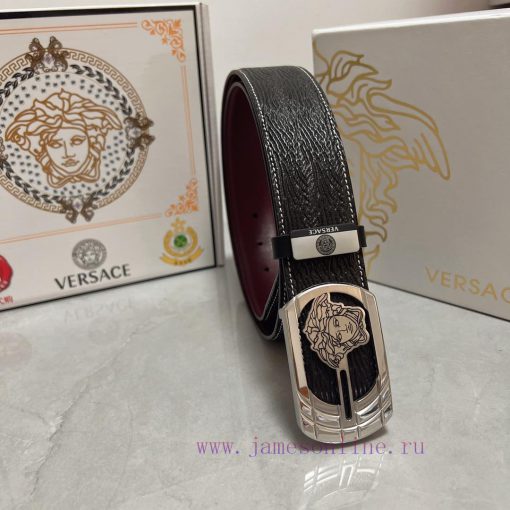 Versace. VersaceMaterial: Leather Belt with 100% Head Layer. The leather belt is guaranteed rul3awkg - Image 3