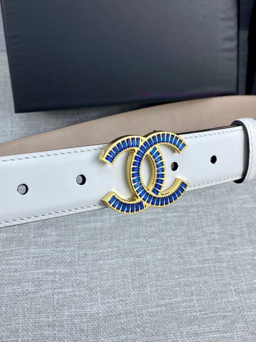 Width 3.0cm Chanel women's belt with new soft lining, imported calf leather, and exquisite d p8rgmchj - Image 3