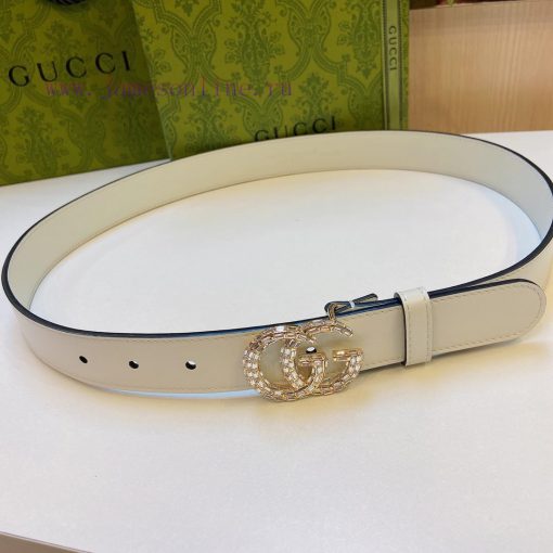 Gucci official website new item, authentic size 3.0cm, paired with a top layer calf leather bnpnur09 - Image 2