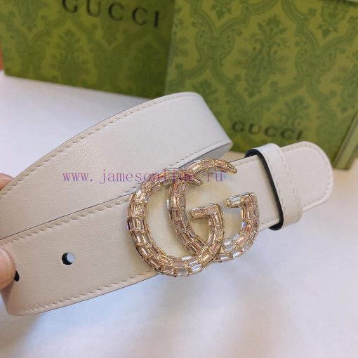 Gucci official website new item, authentic size 3.0cm, paired with a top layer calf leather bnpnur09 - Image 7