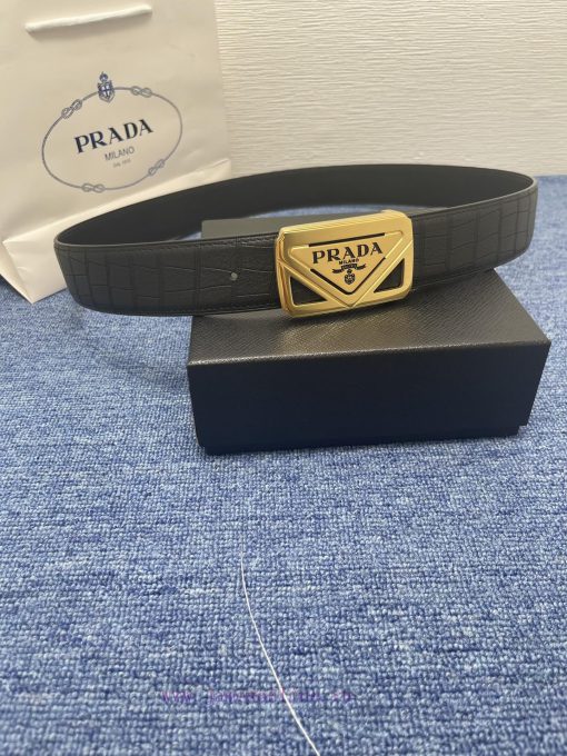 PradaThe description is made of high-quality genuine leather, with a thick touch and adorned o0jen1u0 - Image 4