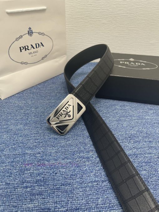PradaThe description is made of high-quality genuine leather, with a thick touch and adorned 53dt64fx - Image 6