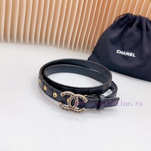 New 2.0cm Chanel official website, double-sided top layer sheepskin material, length. 758.80 2a6v5m5a - Image 3