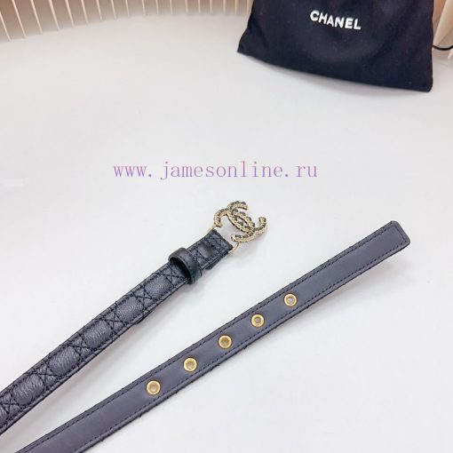 New 2.0cm Chanel official website, double-sided top layer sheepskin material, length. 758.80 2a6v5m5a - Image 7