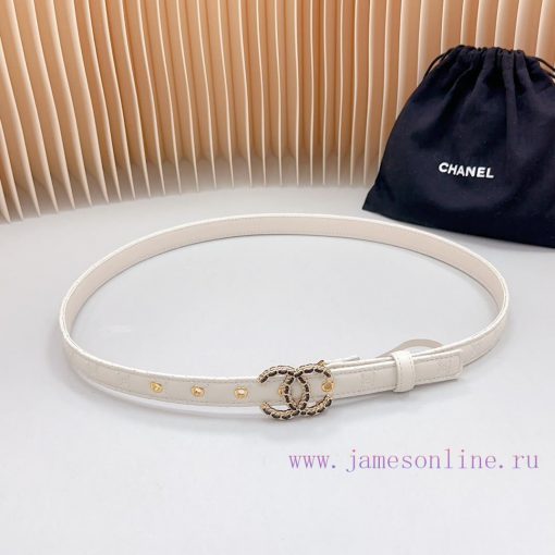 New 2.0cm Chanel official website, double-sided top layer sheepskin material, length. 758.80 7527flm4 - Image 2
