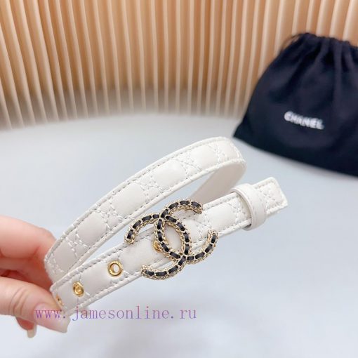 New 2.0cm Chanel official website, double-sided top layer sheepskin material, length. 758.80 7527flm4 - Image 5