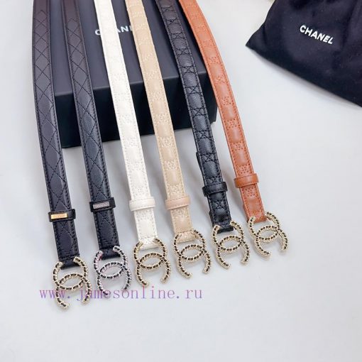 New 2.0cm Chanel official website, double-sided top layer sheepskin material, length. 758.80 ecj8wd82 - Image 2