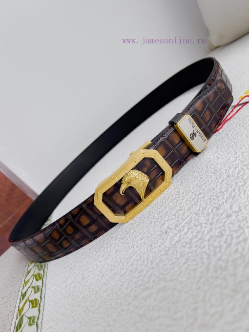 Stephen Ni Zhi Stefano Ricci Belt ️ Automatic BeltAutomatic buckle, made of pure steel mater r335q7se - Image 6