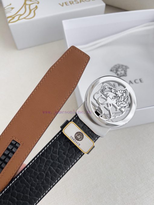 Versace Versace. ️ Belt and belt automatic beltAutomatic belt, classic head buckle made of p rcmccyfm - Image 7