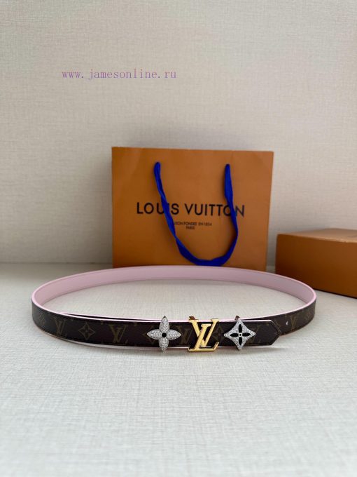 The 2.0-wide LV Trio double-sided belt is made of delicate cowhide leather and Monogram canv hvhzpz1a