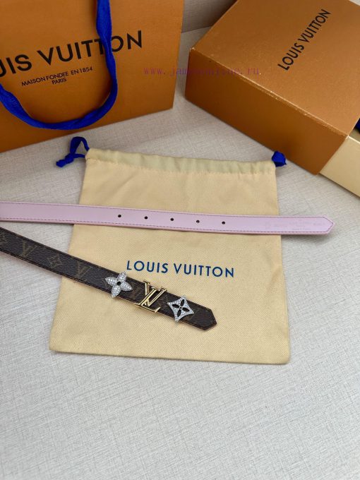 The 2.0-wide LV Trio double-sided belt is made of delicate cowhide leather and Monogram canv hvhzpz1a - Image 5