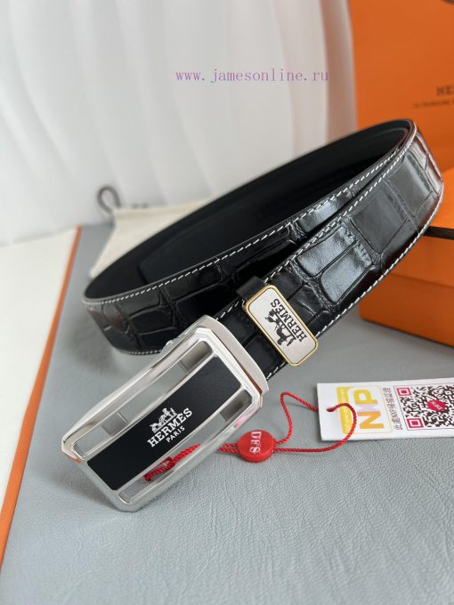 Hermes Her.. Mes ️ Automatic belt buckle waist beltAutomatic buckle, made of pure steel mate tiawteza - Image 2