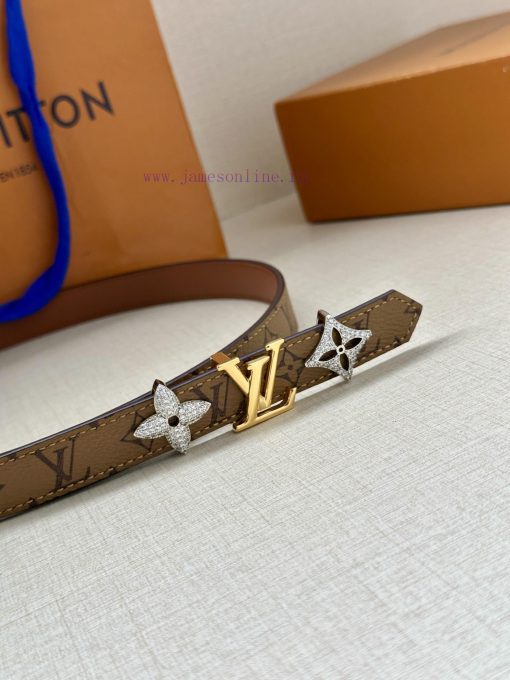The 2.0-wide LV Trio double-sided belt is made of delicate cowhide leather and Monogram canv yimsyzcf - Image 4