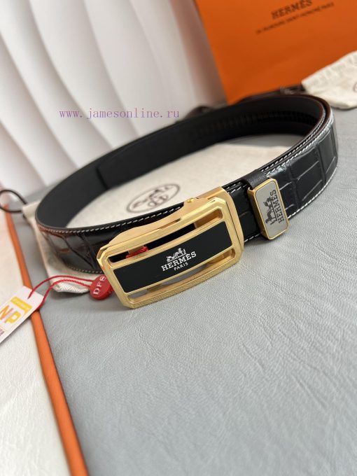 Hermes Her.. Mes ️ Automatic belt buckle waist beltAutomatic buckle, made of pure steel mate tiawteza - Image 5