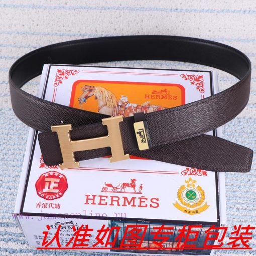 Hermes ️The material is made of 100% top layer cowhide, ensuring that 24k pure steel buckles vjxblbzv - Image 6