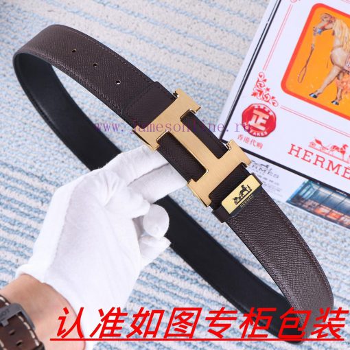 Hermes ️The material is made of 100% top layer cowhide, ensuring that 24k pure steel buckles b4rlt6ae - Image 7