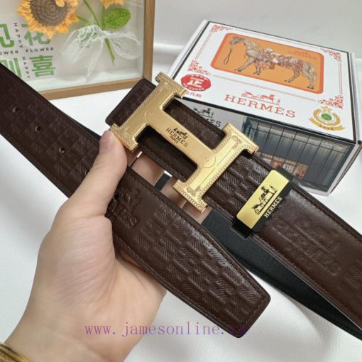 Hermes Hermès  Material: Leather Belt with 100% Head Layer. The leather belt is guaranteed t 1abfgakm - Image 6