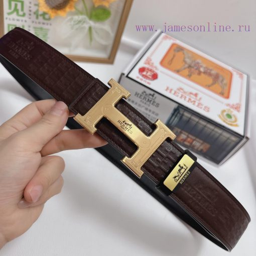 Hermes Hermès  Material: Leather Belt with 100% Head Layer. The leather belt is guaranteed t 1abfgakm - Image 8