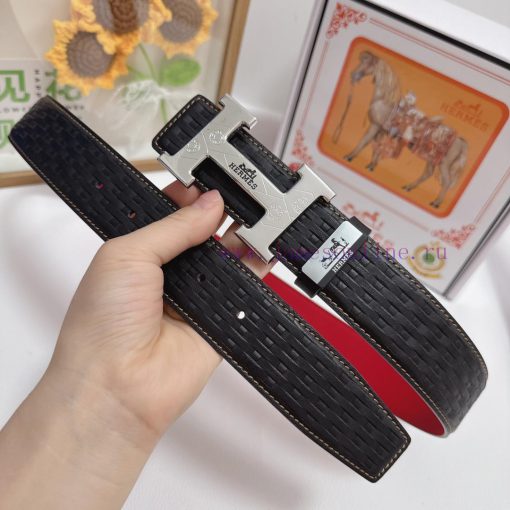 Hermes Hermès  Material: Leather Belt with 100% Head Layer. The leather belt is guaranteed t eizzma49 - Image 3