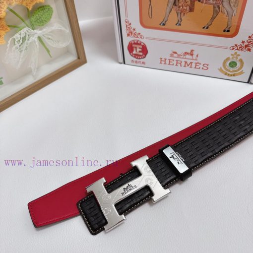 Hermes Hermès  Material: Leather Belt with 100% Head Layer. The leather belt is guaranteed t eizzma49 - Image 9