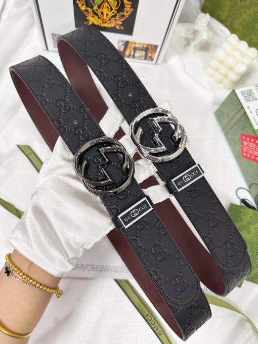 Belt Gucci Gucci️Belt made of 100% head layer cowhide, guaranteed genuine leather, 24k rotat 4fogum9m - Image 3