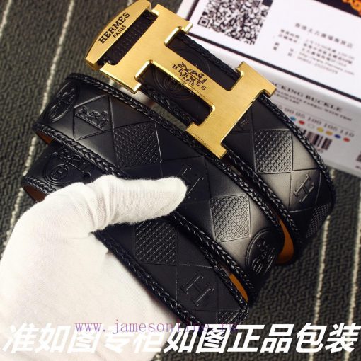 Hermes Her..mes️Identify and receive a punch as a giftMaterial: 100% head layer cowhide belt xwz6bz2v - Image 3