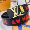 Belt LV Louis Reproduction-The waistband is made of 100% imported original cowhide, ensuring ks4j82ho
