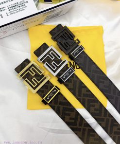 Belt FENDI Fendi ReproductionThe waistband is made of 100% cowhide, ensuring a double-layer 7bmkphuz