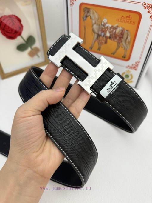 Hermes Hermès  Material: Leather Belt with 100% Head Layer. The leather belt is guaranteed t u1xcutqk - Image 5