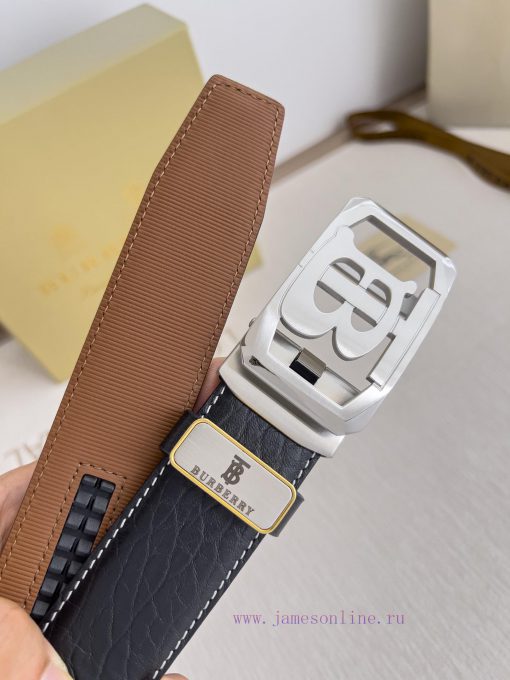 Burberry Burberry Belt ️ Automatic BeltAutomatic buckle, made of pure steel material, automa 2bs8d10c - Image 7