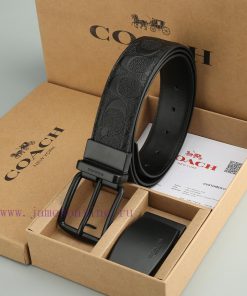 Double Button - CoachWith a width of 3.8CM and a leather belt body paired with a new buckle lx9pc9k1
