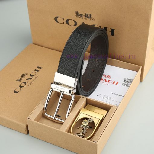 Double Button - CoachWith a width of 3.8CM and a leather belt body paired with a new buckle fvqyyw5u - Image 8