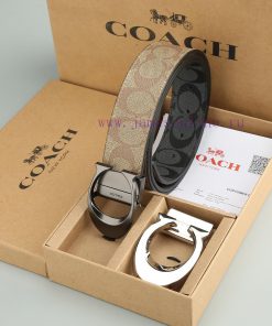 Double Button - CoachWith a width of 3.8CM and a leather belt body paired with a new buckle b8vtfg1g