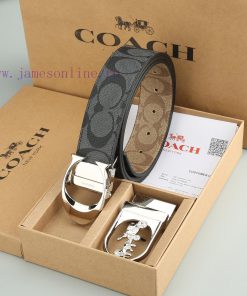 Double Button - CoachWith a width of 3.8CM and a leather belt body paired with a new buckle t9x0vfhu