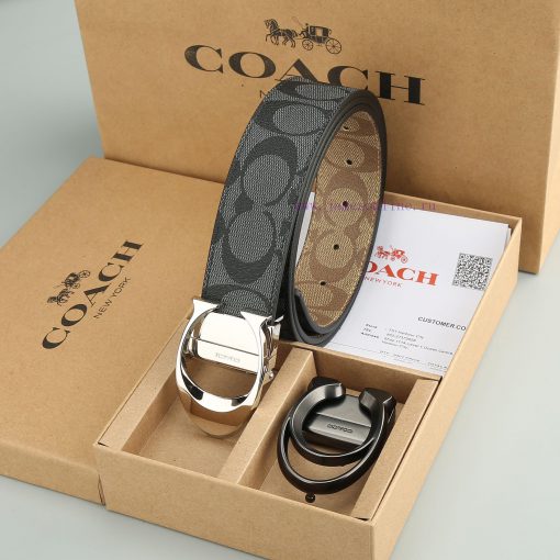 Double Button - CoachWith a width of 3.8CM and a leather belt body paired with a new buckle t9x0vfhu - Image 6