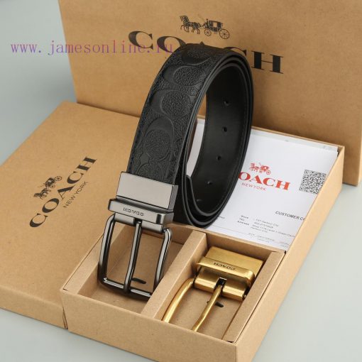 Double Button - CoachWith a width of 3.8CM and a leather belt body paired with a new buckle wzfvip29