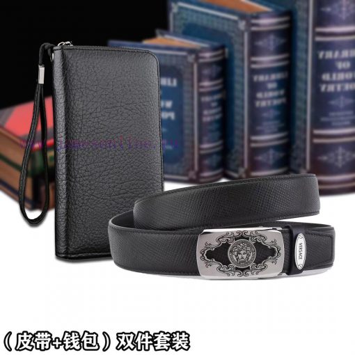 Belt and wallet two-piece setWooden box with accompanying picturesVERSACE Belt+Wallet SetBuc 0psouc3o - Image 7