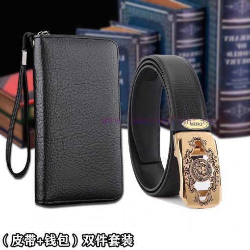 Belt and wallet two-piece setWooden box with accompanying picturesVERSACE Belt+Wallet SetBuc 0psouc3o - Image 10