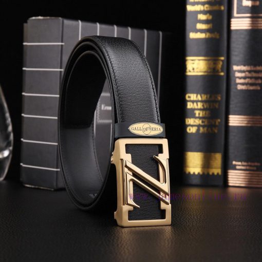 Complete setZegna @ DFS purchasing agent100% dual color pure steel buckle materialBelt mater du4q8ntz