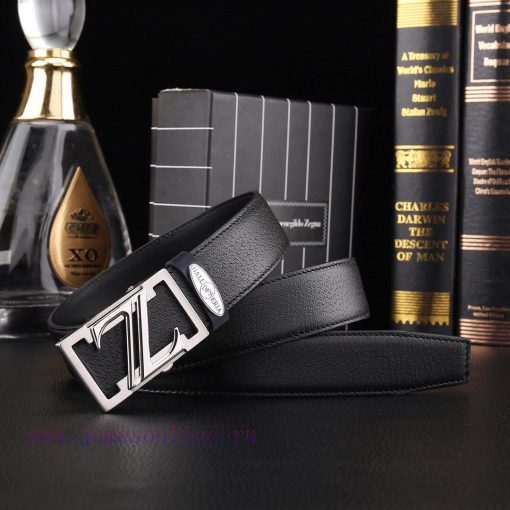 Complete setZegna @ DFS purchasing agent100% dual color pure steel buckle materialBelt mater du4q8ntz - Image 4