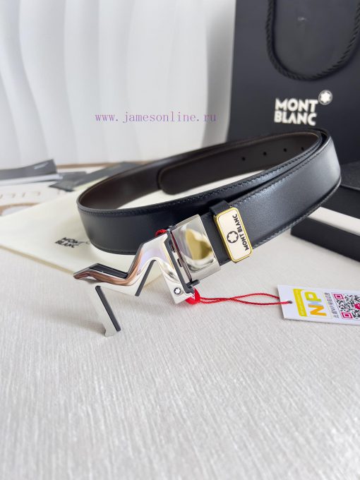 Montblanc Montblanc ️ Belt and beltBuckle, new original classic boutique two-color buckle, p kglqzkwp