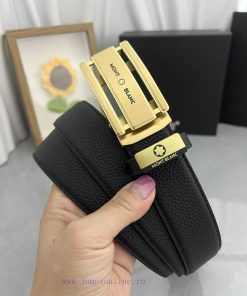 Montblanc Automatic BeltMaterial: Leather Belt with 100% Head Layer. The leather belt is gua uesmupax