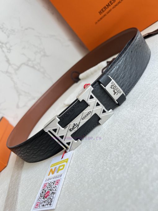 Hermes Hermes waist beltHanging buckle, classic pure steel material buckle head, double-side 7vhsvoou - Image 4