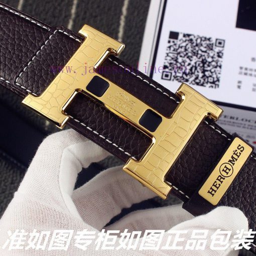 Hermes Her..mes️Identify and receive a punch as a giftMaterial: 100% head layer cowhide belt ao9ex4ki - Image 6